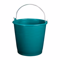Seau rural gradué - 16 L - vert de la marque ALUMINIUM ET PLASTIQUE. - Matière : polyéthylène basse densité - Anse en acier g ...