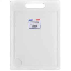 Aluminium et Plastique PAD35 planche à découper pour cuisine Rectangulaire Polyéthylène Blanc