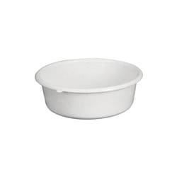 Aluminium Et Plastique - cuvette ronde D36X12CM 6.5L gris moucheté RIVCRD36
