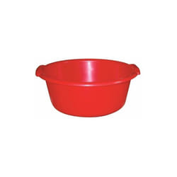 Aluminium Et Plastique - aluminium et plastiq bassine ronde 11L Ø38X16CM rouge RIVB11