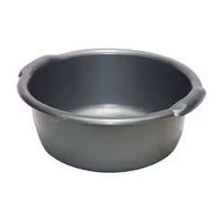 Bassine ronde 11L - D: 36.5cm - H 14cm - gris argent de la marque ALUMINIUM ET PLASTIQUE. Caractéristiques de la bassine rond ...