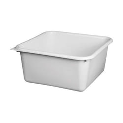 Aluminium Et Plastique - Cuvette carrée - 38 cm - 15 l - gris moucheté