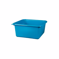 Cuvette carrée ø38cm 15l bleu Green Line de la marque ALUMINIUM ET PLASTIQUE. H.17cm. Gamme d articles menagers fabriquée ave ...