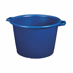 Baquet rond gradué ALUMINIUM ET PLASTIQUE. - Deux poignées sur le corps. - Diamètre : 45 cm. - Hauteur : 29 cm. - Capacité : ...