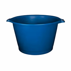 Baquet rond 55 L - D: 55 cm - H 36 cm - bleu de la marque ALUMINIUM ET PLASTIQUE. - Contenance : 55 L - Diamètre supérieur ex ...