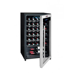 La Sommelière LS34A refroidisseur à vin Pose libre Noir, Acier inoxydable 37 bouteille(s)