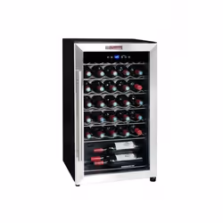 La Sommelière LS34A refroidisseur à vin Pose libre Noir, Acier inoxydable 37 bouteille(s)