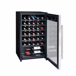 La Sommelière LS34A refroidisseur à vin Pose libre Noir, Acier inoxydable 37 bouteille(s) - Vue supplémentaire 4