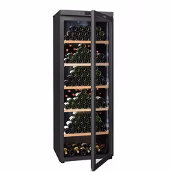 La Sommelière VIP330V, Refroidisseur de vin compresseur, Pose libre, 329 bouteille(s), G, Lumière intérieure, Argent