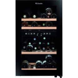 Cave a Vin   de service - LA SOMMELIERE - SLS45DZ - 45 bouteilles - Porte vitrée - Classe G - Noir