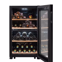La Sommelière LS512ZBLACK refroidisseur à vin Pose libre Noir 50 bouteille(s)