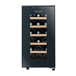 La Sommelière LS18SILENCE refroidisseur à vin Hybrid wine cooler Pose libre Noir 18 bouteille(s)