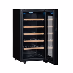 La Sommelière LS18SILENCE refroidisseur à vin Hybrid wine cooler Pose libre Noir 18 bouteille(s)