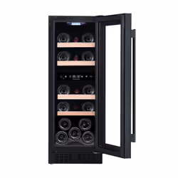 La Sommelière LSBU18DZ, Refroidisseur de vin thermoélectrique, Intégré, 18 bouteille(s), 58 W, F, Noir