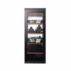 Climadiff MILLESIME200B, Refroidisseur de vin compresseur, Pose libre, 204 bouteille(s), F, Lumière intérieure, Noir