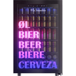Cave à bière - Pose libre - LA SOMMELIERE - BEER150 - 128 L - Classe C - 54 x 553 x 83 cm - Noir