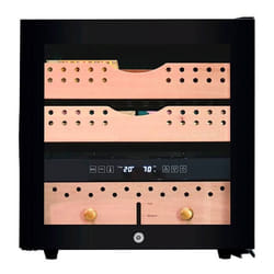 Cave à cigares - La Sommelière - CIG260 - 260 cigares - 1 zone - noir - 48 x 429 x 491 cm - Classe E - 37 dB