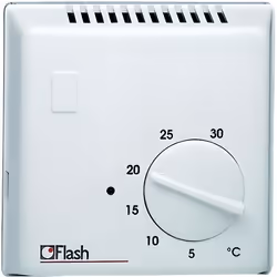Thermostat dambiance bi-métal - HAGER - Therm. bi-métal entrée abaissée - Chauffage eau - Contact INV