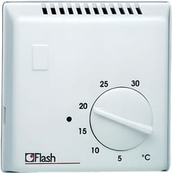 Thermostat dambiance bi-métal - HAGER - Therm. bi-métal entrée abaissée - Chauffage eau - Contact INV