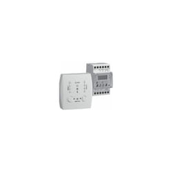 Hager - Gestionnaire d'énergie simplifié chauffage électrique 2 zones sur 7 jours 230V - 49354
