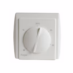 2 fils Contact inverseur 10A/230V Dimensions : 81mmx81mm Plage réglage 5 à 30°C Protection IP30 Caractéristiques techniques M ...