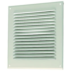 Aldes - Grille à auvent 250 x 250 mm blanc 11001006