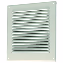 Grille à auvent 250 x 250 mm avec GAM blanc ALDES 11001014 Description : Transfert et rejet d'air en extraction ou VMC Rempla ...