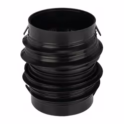 Raccord droit plastique Pour VMC Ø : 80 mm Vendu par 1