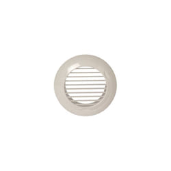 Aldes - 11022078 - Grille de ventilation plastique fixe bip - blanc - diamètre de 125 mm