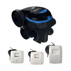 ALDES - Kit VMC simple flux hygroréglable EasyHOME HYGRO PREMIUM MW Piles - 11033034