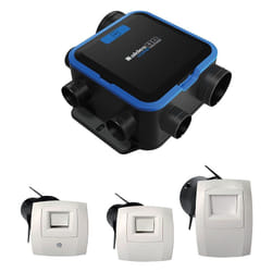 Aldes - Kit vmc simple flux EasyHOME Hygroréglable Compact + 3 grilles Bahia