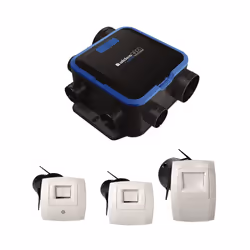 Description générale EasyHOME® HYGRO est une solution de ventilation mécanique contrôlée (VMC) simple flux hygroréglable, con ...
