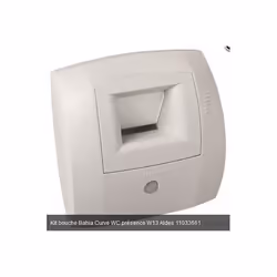 Kit Bouche Bahia Curve avec détecteur Bain/WC Hygro BW15 D80 - ALDES