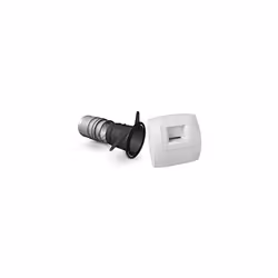 Kit bouche hygro Bahia Curve Bain Cellier D80 compatible Optiflex D90 mm. Kit avec bouche, manchette placo et raccords Easycl ...