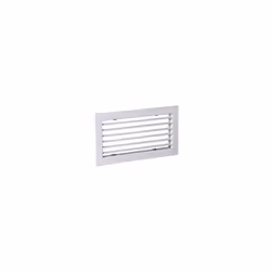 Grille murale simple déflexion (reprise) SC 101 - Acier avec peinture époxy blanc RAL9010 30% - 300x150 mm Produit de haute q ...