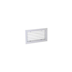 Aldes - Grille de reprise simple déflexion à ailettes réglables. Couleur blanche - SC101 F3 300X150 - 11050026 11050026