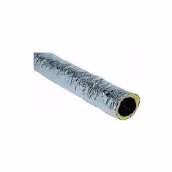 Gaine VMC souple isolée en PVC Ø150 longueur de 6 mêtres Idéal pour relier vos bouches à une VMC (ventilation mécanique contr ...
