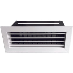 Aldes - Bouche motorisée alimentation 12V Longueur 600 mm et hauteur 100 mm 35700017