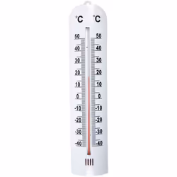 SPEAR & JACKSON Thermomètre plastique 28 cm - Blanc
