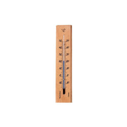 Spear&jackson - Thermomètre bois intérieur 19cm