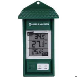 Thermomètre mini SPEAR & JACKSON - maxi digital vert - 15cm