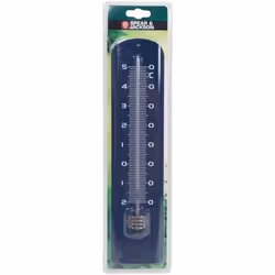 SPEAR & JACKSON Thermomètre métal 30 cm - Bleu roi