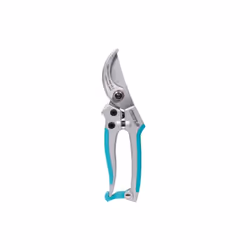 Lames en acier à haute teneur en carbone. Manche bimatière aluminium. Diamètre de coupe 15mm.Ce sécateur Colours Collection e ...