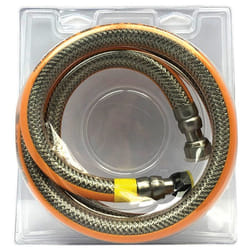 Flexible Inox Gaz Butane 1.50 M À Vie Pour Barbecue,cuisiniere, Plancha,plaque De Cuisson 21252150 Pour Cuisinière