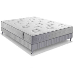 Ens CHALLENGE 180x200 matelas H24 ressort ensachés, très ferme, 2 sommiers
