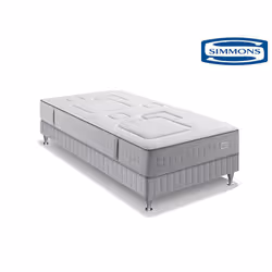Ens EQUILIBRE 90x190 matelas H25 ressort ensachés, ferme, sommier
