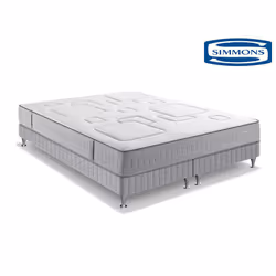 Ens EQUILIBRE 160x200 matelas H25 ressort ensachés, ferme, 2 sommiers