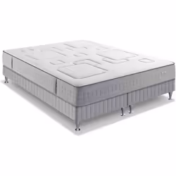 Ens EQUILIBRE 180x200 matelas H25 ressort ensachés, ferme, 2 sommiers