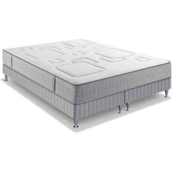 Ens EQUILIBRE 180x200 matelas H25 ressort ensachés, ferme, 2 sommiers