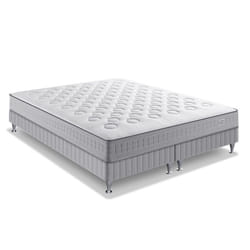 Ens INITIAL 160x200 matelas H23 ressort ensachés, ferme, 2 sommiers